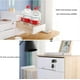 thumbnail image 5 of Desk Organizer Drawer Box Desk Accessories Storage Box, Wooden Desk Storage Cabinet With 1/2/3/4 Lockable Drawers (A, 1 Layer) 1 layer A, 5 of 5