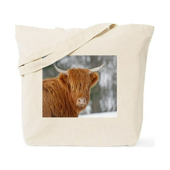 CafePress - Highland Heifer Tote Bag - Unisex Canvas Tote Bag, Beige, 1-Piece