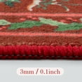 thumbnail image 4 of Lahome Christmas Vintage Area Rugs for Living Room,5x7 Area Rugs Soft Washable Rug,Non-Slip Bedroom Rug Stain Resistant Boho Low-Pile Throw Carpet for ‎Dining Room Office Holiday Decor (5x7ft,Gray), 4 of 9