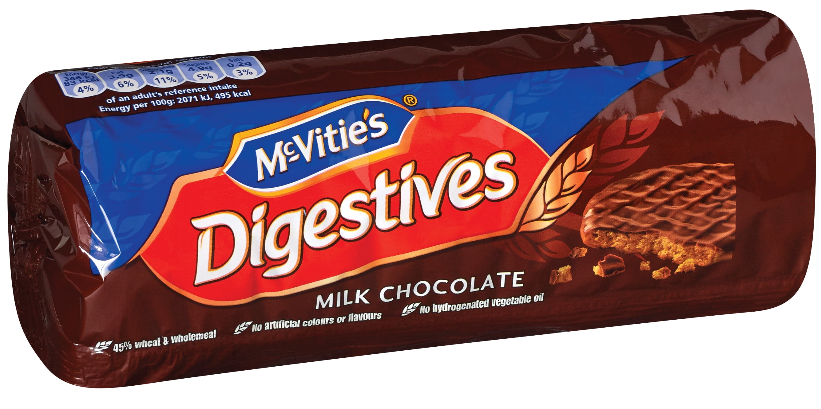 Mcvities Digestive Milk Chocolate Rollwrap 105oz 300g 8718