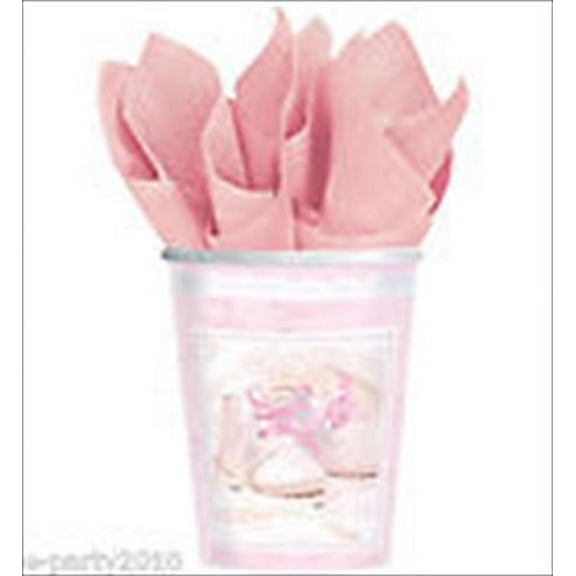 Tiny Blessing Pink 9oz Paper Cups (8ct)