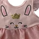 thumbnail image 2 of Vestido Pañalero Bordado con Glitter Kiss Conejita Baby Kisses Vestido1209, 2 of 3