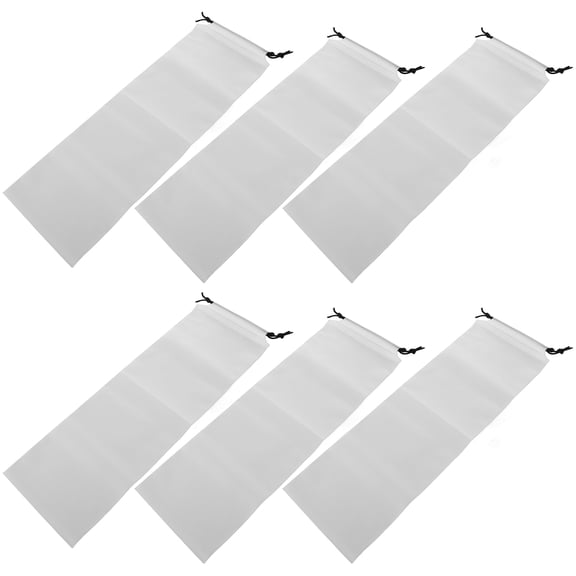 MLINS 6-Pack Handheld Umbrella Storage Covers Travel Protective Bags for Compact Umbrellas