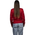 thumbnail image 3 of Suéter navideño ugly pingüinos para mujer Rev Sueter cerrado cuello redondo tejido, 3 of 4