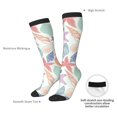 thumbnail image 4 of KLL Colorful Seashells Print Cool Socks Men's Women's Crew Socks Funny Crazy Novelty Stockings, 4 of 6