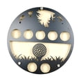 thumbnail image 4 of funtasica Golf Ball Display Case Golf Ball Holder Display Sturdy Simple Iron Artwork Ornament Collectible Metal Silhouette Wall Mounted, 4 of 8