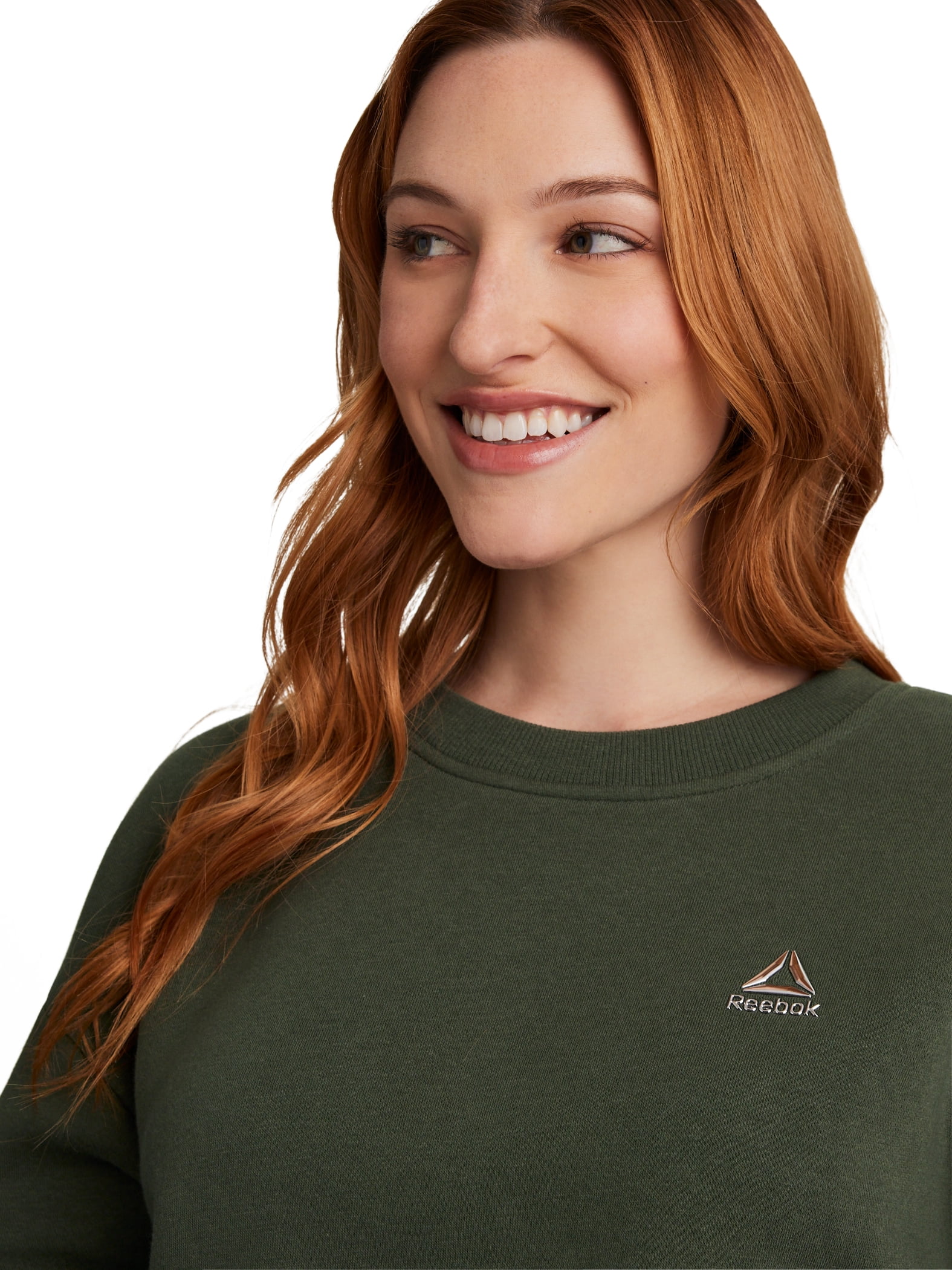 Reebok Women's Game Day Fleece Oversize Crewneck Sweatshirt, Size XS-4X