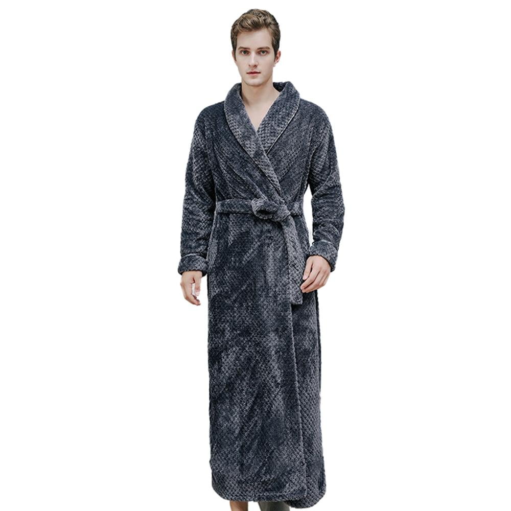 Turkish Mens Robe Cotton Loops Terry Kimono Spa Bathrobe