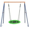 thumbnail image 6 of ZenSports 440lbs Swing Stand W/40'' Kids Saucer Swing Tree Swing, Heavy-Duty Frame Outdoor Fun Green, 6 of 11