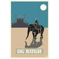 thumbnail image 2 of Has 11x14 White Modern Wood Framed Museum Art Print Titled - OG Kush, 2 of 4