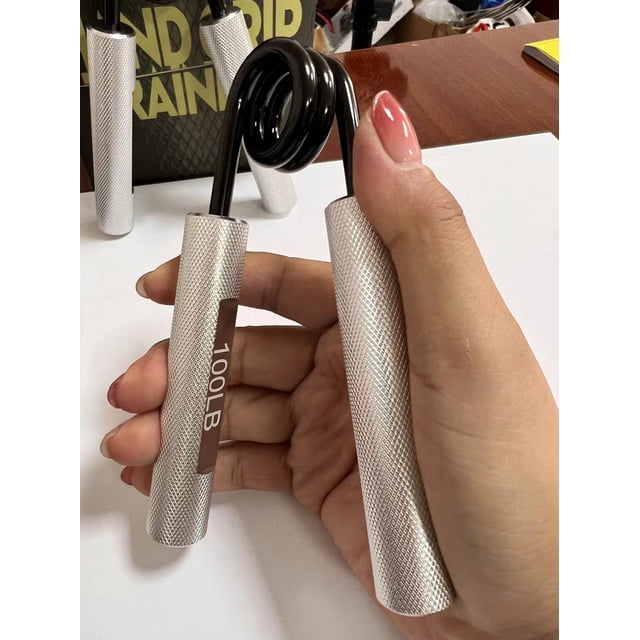 Agarre de mango de aluminio tipo A, agarre de fitness de metal completo, agarre de entrenamiento de fitness de aleación de aluminio, fuerza del brazo