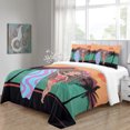 thumbnail image 4 of Matsuzay Juego de ropa de cama de 3 piezas, funda de edredón para el hogar, juego de edredón de fibra de poliéster multicolor de varios tamaños para Juegos de cama LYCLB210925004 M Matsuzay HA011559-09, 4 of 6