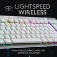 thumbnail image 4 of Logitech G915 TKL Ten keyless Lightspeed Wireless RGB Mechanical Gaming Keyboard - White, 4 of 12