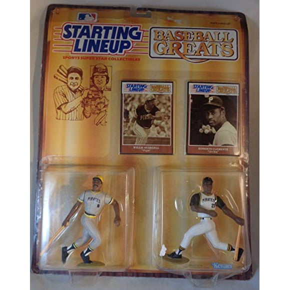 Starting Lineup Baseball Greats Willie Stargell and Roberto Clemente