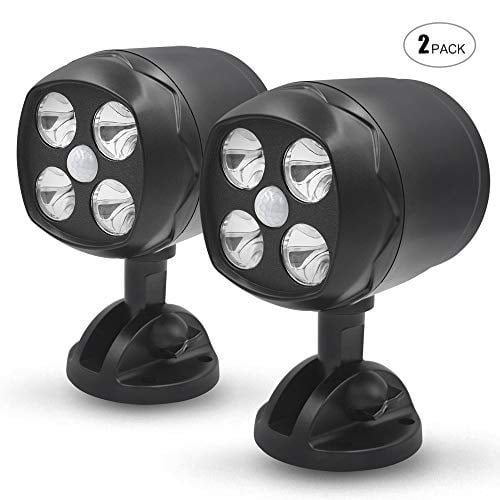 Ambaret Led Lights Wireless 600 Lumen Battery Operated Outdoor Wall Light Motion Sensor Activated Spotlight Waterproof Security Lighting For Garden Garage Pathway 2 Pack Com - Battery Powered Led Outdoor Wall Lights Ambaret Led Lights Wireless 600 Lumen Battery Operated Outdoor Wall Light Motion Sensor Activated Spotlight Waterproof Security Lighting For Garden Garage Pathway 2 Pack Com - Battery Powered Led Outdoor Wall Lights
