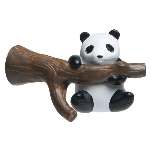 Imanes de nevera con forma de panda, pegatinas para nevera, calendario de oficina, decoración fotográfica, regalos colgar rama