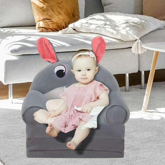 Cozy Cartoon Kids Sofa Foldable Chair for Baby Girls & Boys Perfect Lazy Lounger Seat for Playrooms & Bedrooms!
