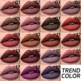 thumbnail image 5 of JIN 1 lápiz labial líquido resistente al agua con brillo de labios aterciopelado mate marrón oscuro, labios color marrón nude, maquillaje coreano para tinte de labios, esmalte de labios, cosméticos, 5 of 5