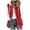 Red womens coat, variant on Usmixi Womens Winter Plush Coat Fleece Vest for Women Open Full Zipper Sleeveless Hooded Fluffy Sherpa Coat Casual Solid Plus Size Fuzzy Furry Jacket Outerwear 2023 Plush Coat