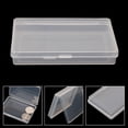 thumbnail image 2 of YIGSECU Bank Cards ID for Case Holder Portable Storage Box Clear Square Organizer Contai, 2 of 11