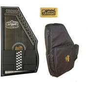 Oscar Schmidt 1930's Reissue Original Design Autoharp w/ Gig Bag, Black, OS73C- AC445
