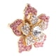 thumbnail image 1 of Alfiler Nupcial Yinane Ramillete de Diamante de Imitación Rosado, 1 of 6