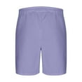 thumbnail image 4 of Big & Tall Mens Corduroy-Shorts Plus Size M-5X Athletic Workout Casual Solid Drawstring Elastic Waist Wide Leg Loungewear Short with Pockets, 4 of 5