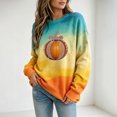 thumbnail image 5 of qafoshin Halloween Sweatshirts for Women Oversized Crew Neck Long Sleeve Printed Shirts Cute Pullover Plus Size Tops, 5 of 5
