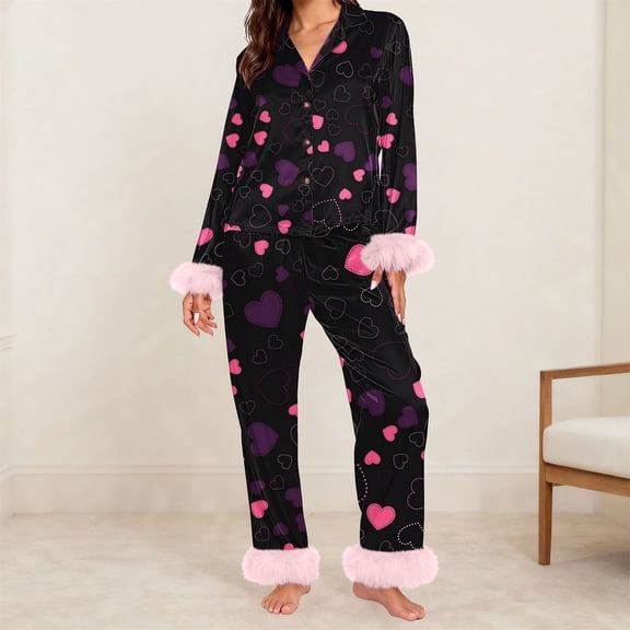 BILIKEYU Soft Plush Valentine Robe for Women Plus Size Inclusive