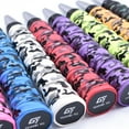 thumbnail image 2 of Badminton Racket Tennis Fishing Rod Sweat Band Anti-slip Grip Tape Shock Absorption Sweat Windings Over Bicycle Handle 1.1m red, 2 of 6