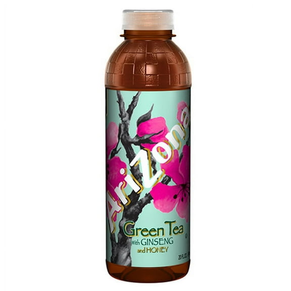 Arizona Green Tea Tallboys 20 Oz Plastic Bottles Pack of 24