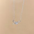 thumbnail image 1 of Collar de acero de titanio para mujer, cadena de clavícula de perlas de alta gama que combina con todo, diseño de nicho, joyería ligera de lujo, 1 of 6
