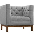 thumbnail image 2 of Modway Panache Upholstered Accent Chair in Expectation Gray, 2 of 5