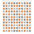 thumbnail image 2 of Ambesonne Geometric Shower Curtain, European Retro Polka Dots, 69"Wx70"L, Orange Dimgray, 2 of 4