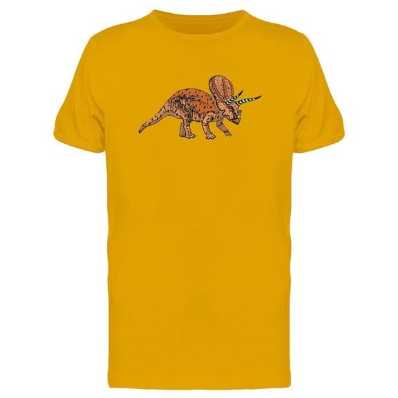 Brown Triceratops Tee Men's -Image by Shutterstock
