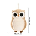 thumbnail image 3 of TIMIFIS Short Apron Owl Hand Towel Koalas Hand Towel Three-Layer Thickened Absorbent Coral Fleece Towel Kitchen Quick-Drying Rag Handkerchief Holiday Gift Kitchen Gadgets, 3 of 6