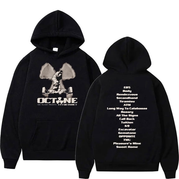 SylvBegna Hooded Tops Octane Sweatshirts For Men Women Hoodie Casual Long Sleeve Pullover Hoodie Streetwear