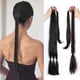 thumbnail image 2 of Extensiones de cola de caballo trenzada, extensión de cabello trenzado sintético para trenzar, postizo largo para mujer de 80 cm, 2 of 3