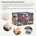 thumbnail image 5 of Beautiful Seashells Corals Starfishes Storage Bins with Handle Fabric Organizer Basket Foldable Box 2 Pack 14.2x10.2x8.3, 5 of 8
