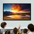 thumbnail image 4 of 135" Fixed Aluminum Frame Projector Screen Home Theatre HD TV Projection -Wall Amounted, 4 of 11