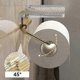 thumbnail image 4 of Luxury Gold Toilet Paper Holder with Shelf No Punching Acrylic Roll Paper Holder Tissue Hanger Bathroom Accessories Bathroom, 4 of 5