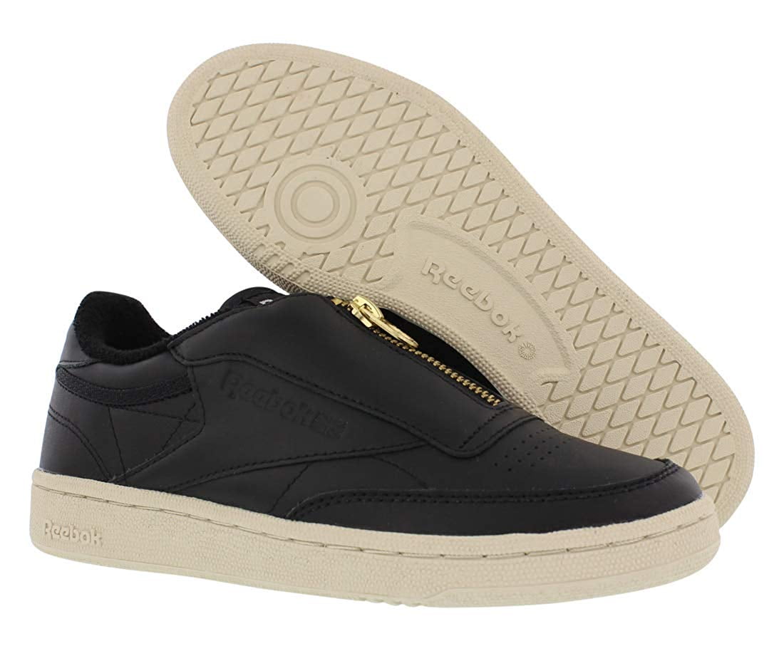 reebok club c 85 zip black