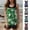 Style2-Green tankini swimsuits for women, variant on Mceream Womens Tankini Bathing Suits with Shorts 2 Piece Athletic Tankini Swimsuit Floral Athletic Casual Beach Crewneck Swim Tank Tops with Boyshorts Summer Plus Size Tankini Swimwear