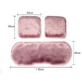 thumbnail image 2 of 1 piece - imitation wool winter car seat - reddish brown - (thick version) front row single seat, 2 of 4