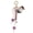 Pale pinkish gray, variant on Braided Keychain Bag Charm Handbag Bag Accessories Backpack Pendant Charm