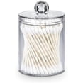 thumbnail image 1 of Cotton Swab Storage Box, Cotton Ball Canister With Lid, 1 of 5