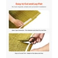 thumbnail image 5 of VEVOR Floor Underlayment 200 sq. ft/Roll, 3-in-1 3 mm Thick Flooring Padding with Tape & Vapor Barrier, Heavy Duty EPE Foam with Gold PE, Soundproofing and Noise Reduction, for Laminate Wood Floors, 5 of 9