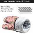 thumbnail image 7 of Cute Oven Mitts,Pink Christmas Santa Pattern Oven Mitt 2-Pack Set,Kitchen Gloves for Oven,Heat Resistant Oven Mitts 7.7"x12", 7 of 7