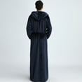 thumbnail image 3 of Mens Luxury Robe Hooded Big and Tall - Long Plush Fleece Bath Robe with Hood and Pockets- Gift Men and Teens, 3 of 5