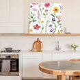 thumbnail image 6 of Spring Flowers Wall Art Painting on Canvas, Pastoral Botanical Blossom Floral Canvas Art Home Prints Wall Art Framed Modern Artwork for Living Room Bedroom Wall Decor 16x16in, 6 of 9